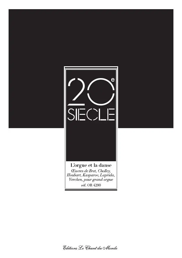 Cover: 9790201645117 | L'Orgue et la Danse | Buch | Chant du Monde | EAN 9790201645117