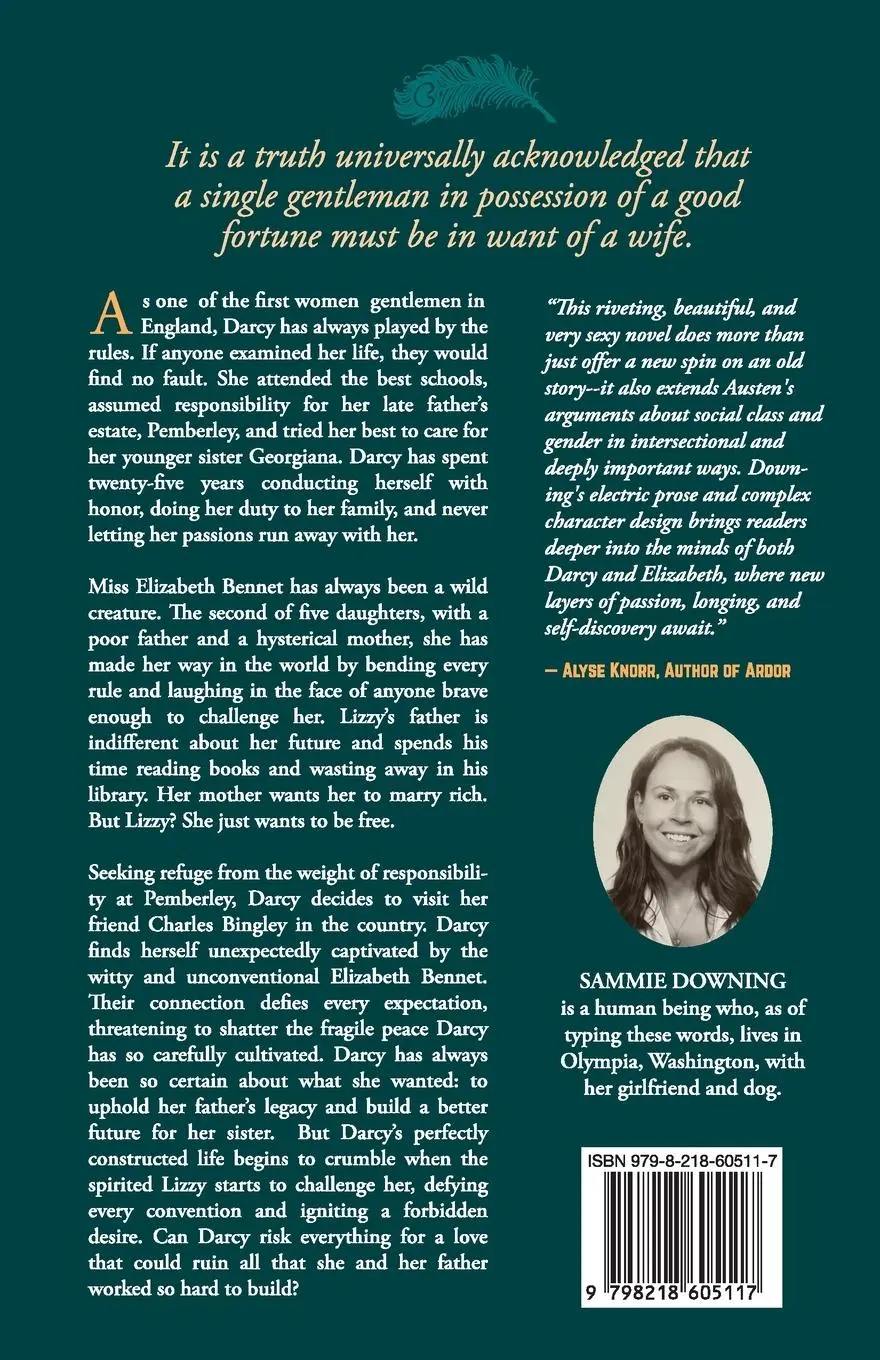 Rückseite: 9798218605117 | When Darcy Met Lizzy | A Queer Pride and Prejudice Remix | Downing