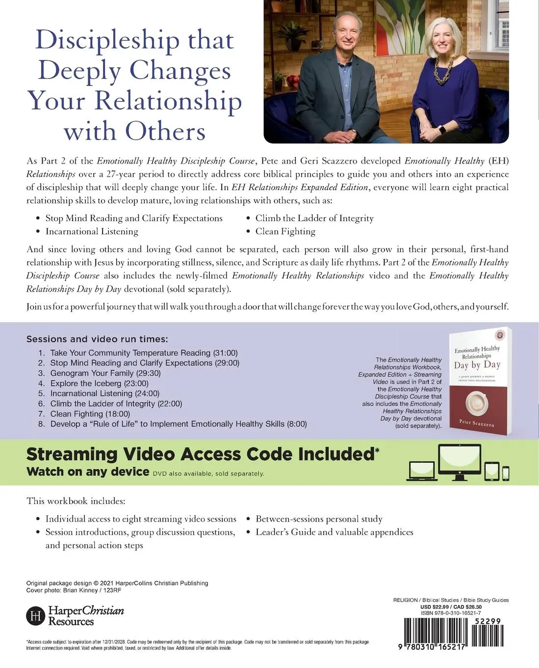 Rückseite: 9780310165217 | Emotionally Healthy Relationships Expanded Edition Workbook Plus...