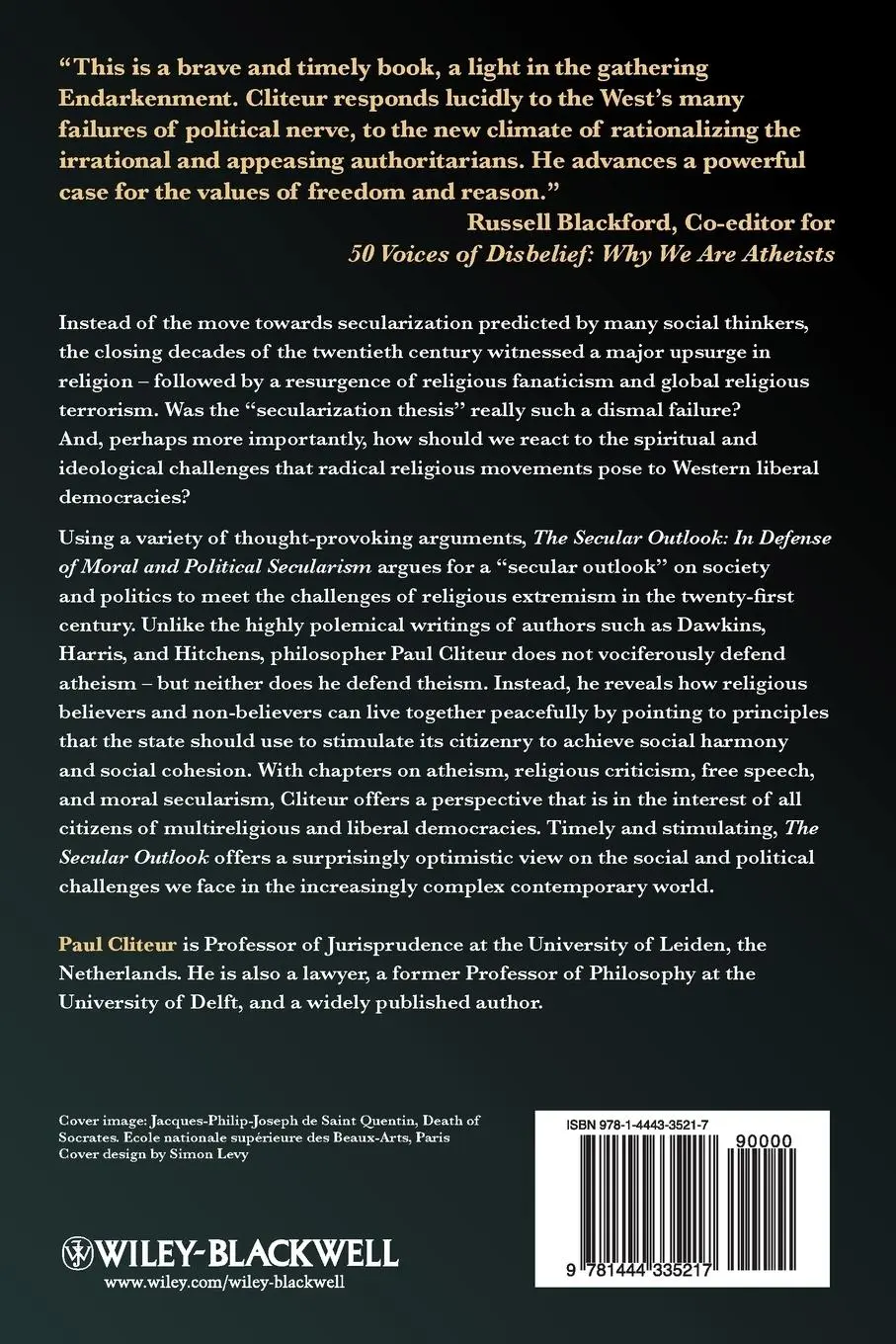 Rückseite: 9781444335217 | The Secular Outlook | In Defense of Moral and Political Secularism