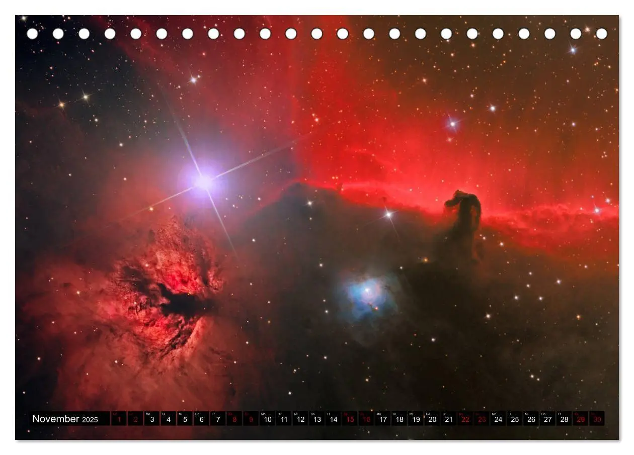Bild: 9783435395217 | Galaktische Nebel (Tischkalender 2025 DIN A5 quer), CALVENDO...