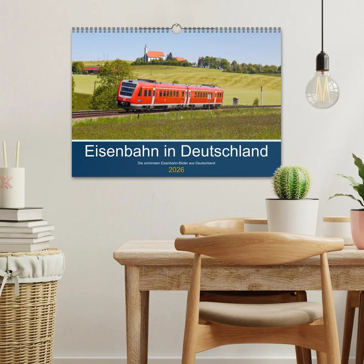 Bild: 9783457625217 | Eisenbahn in Deutschland (Wandkalender 2026 DIN A3 quer), CALVENDO...