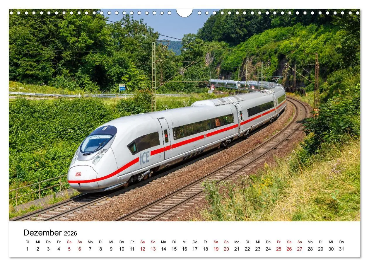 Bild: 9783457625217 | Eisenbahn in Deutschland (Wandkalender 2026 DIN A3 quer), CALVENDO...