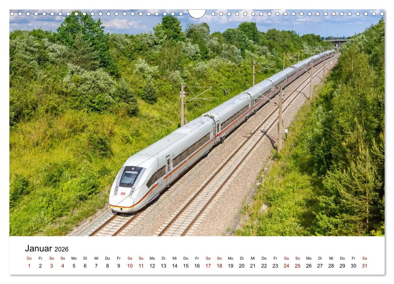 Bild: 9783457625217 | Eisenbahn in Deutschland (Wandkalender 2026 DIN A3 quer), CALVENDO...