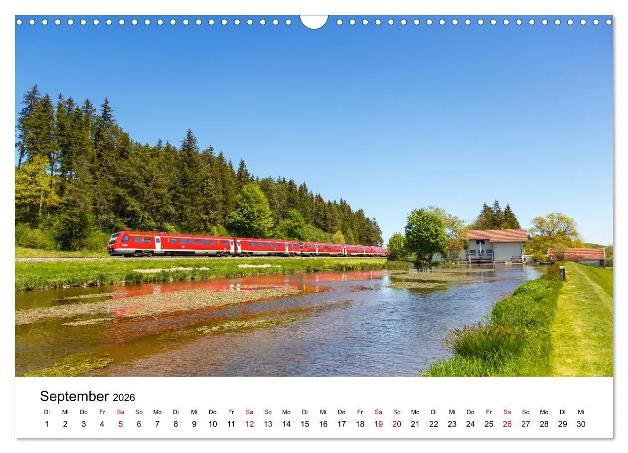 Bild: 9783457625217 | Eisenbahn in Deutschland (Wandkalender 2026 DIN A3 quer), CALVENDO...