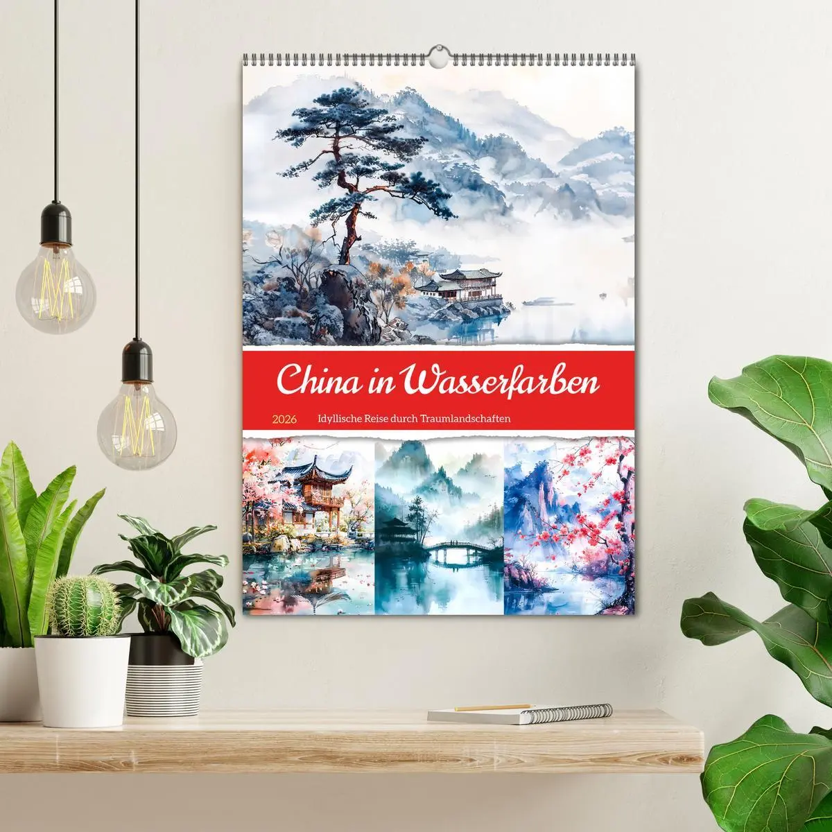 Bild: 9783516265217 | China in Wasserfarben - Idyllische Reise durch Traumlandschaften...