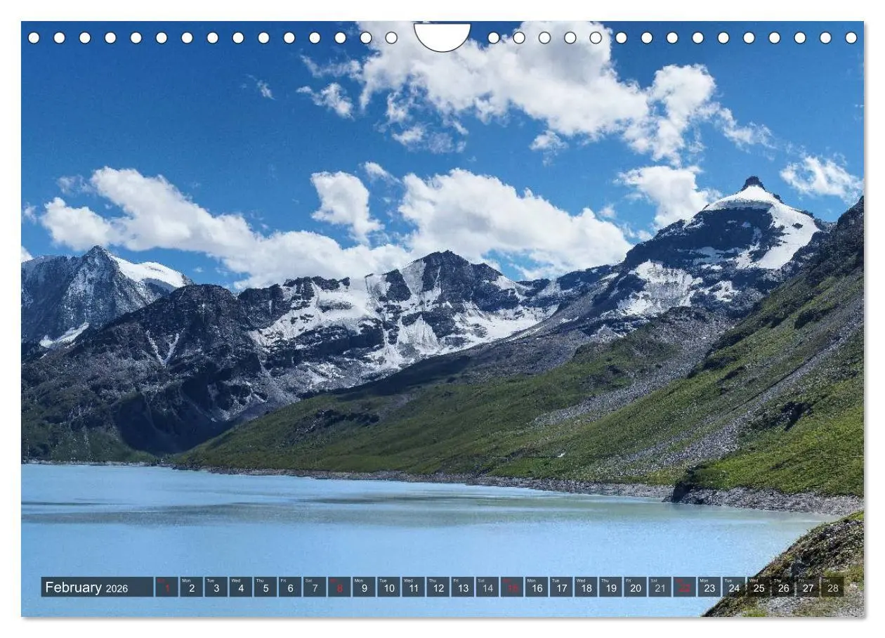 Bild: 9783516575217 | Valais Swiss Beauty (Wall Calendar 2026 DIN A4 landscape), CALVENDO...