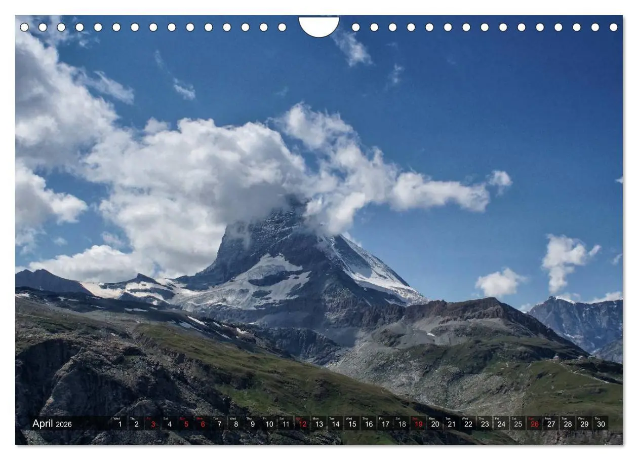 Bild: 9783516575217 | Valais Swiss Beauty (Wall Calendar 2026 DIN A4 landscape), CALVENDO...