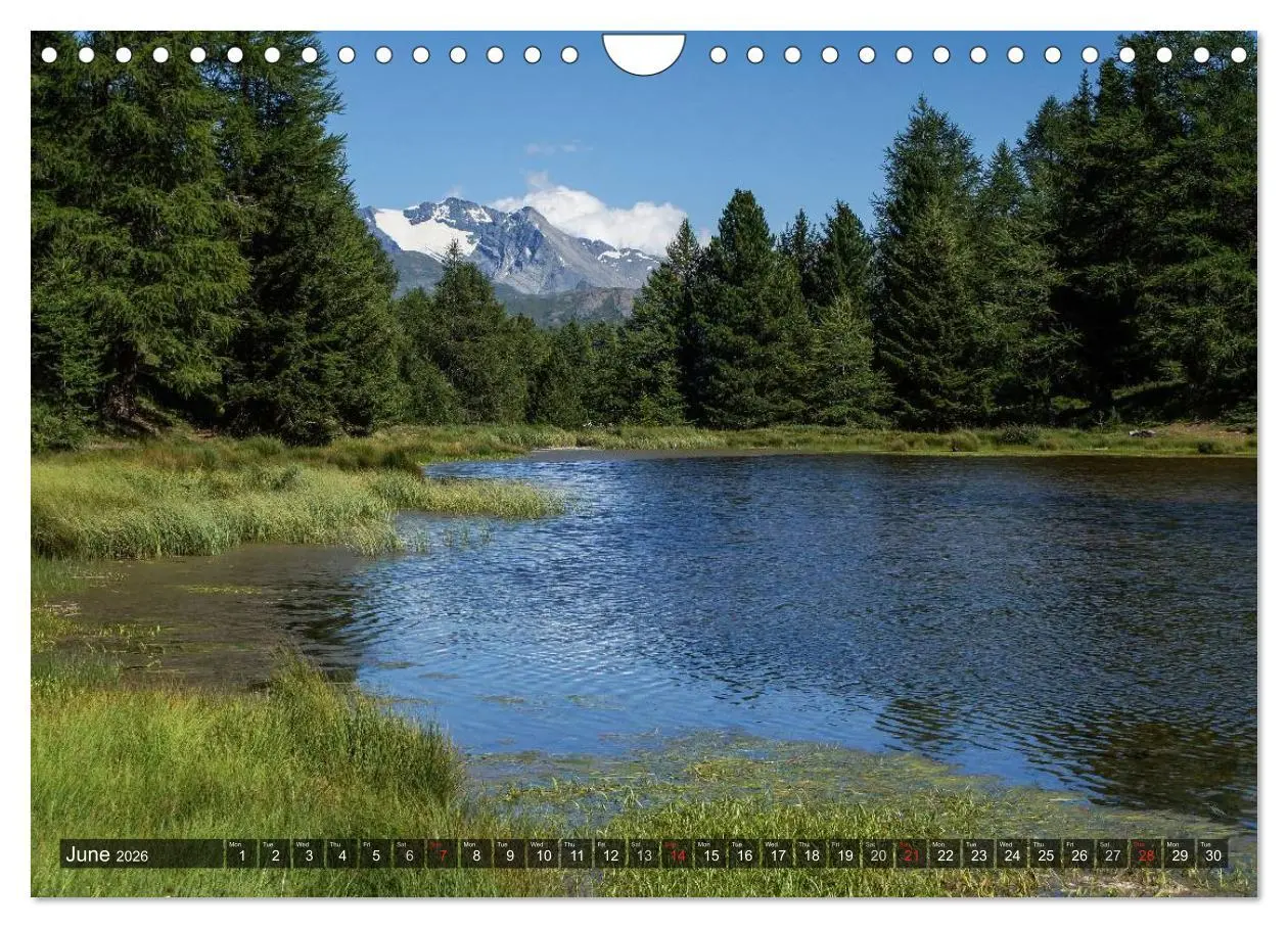 Bild: 9783516575217 | Valais Swiss Beauty (Wall Calendar 2026 DIN A4 landscape), CALVENDO...