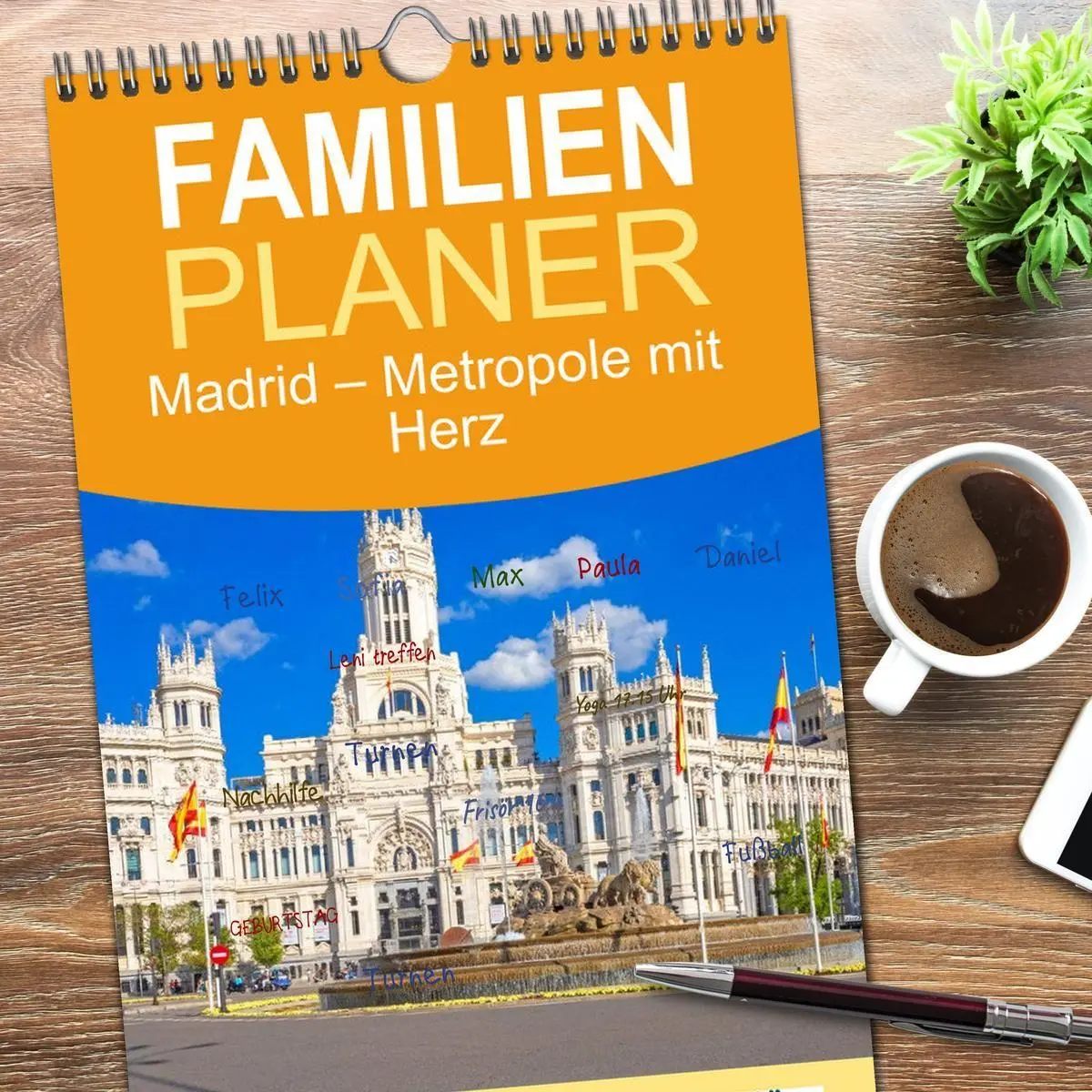 Bild: 9783516715217 | Familienplaner 2026 - Madrid - Metropole mit Herz mit 5 Spalten...