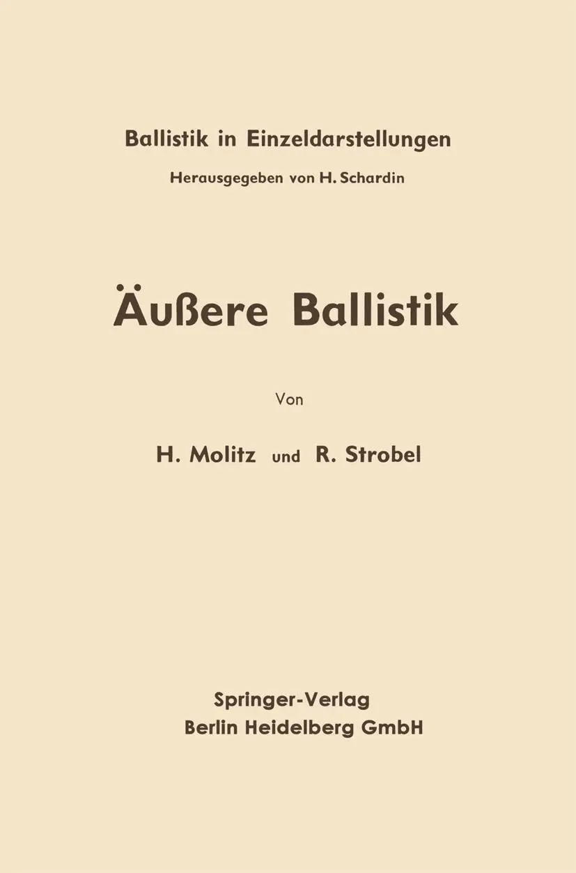 Cover: 9783662245217 | Äußere Ballistik | Reinhold Strobel (u. a.) | Taschenbuch | xi