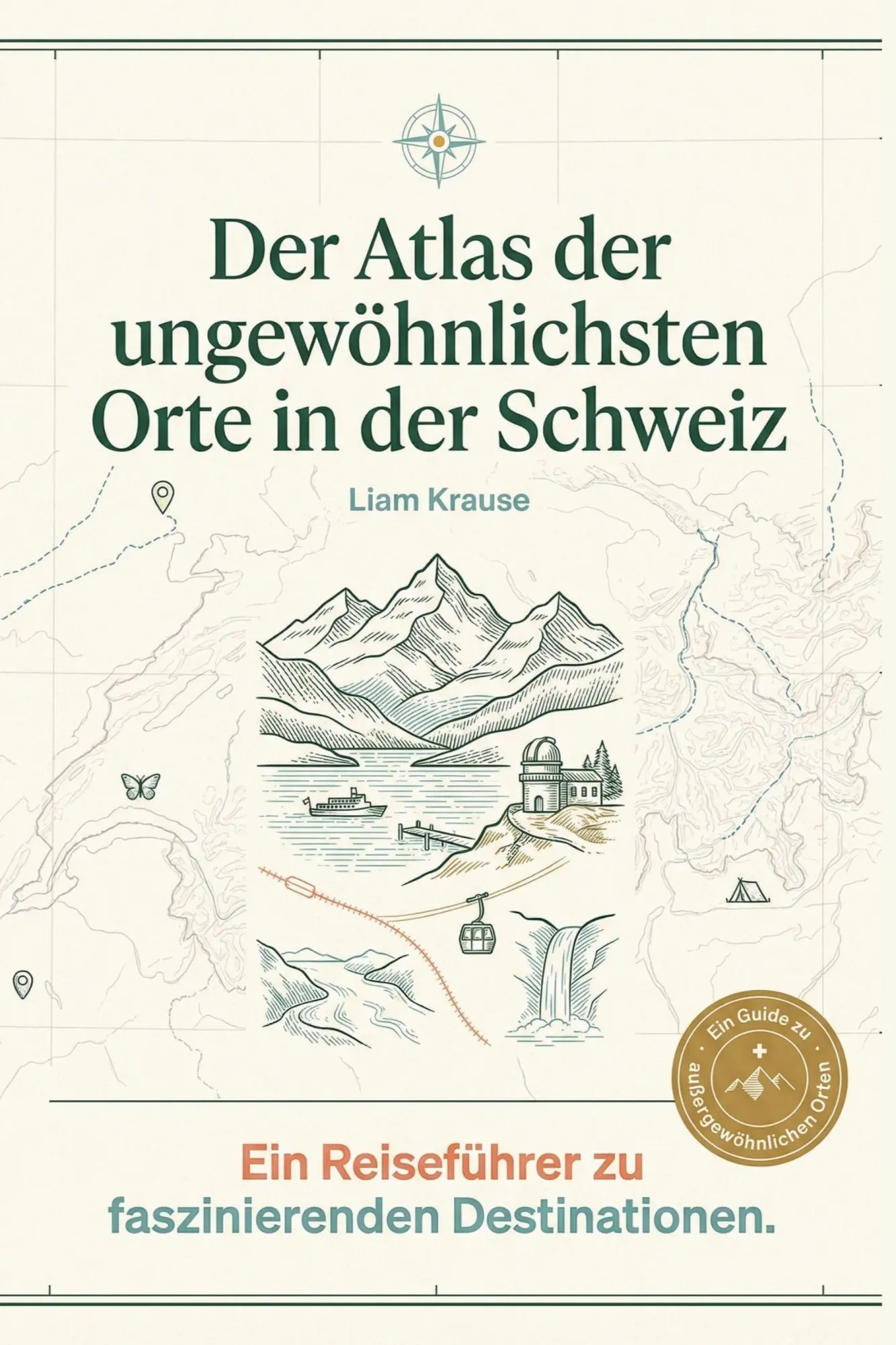 Cover: 9783695395217 | Der Atlas der ungewöhnlichsten Orte in der Schweiz | Liam Krause