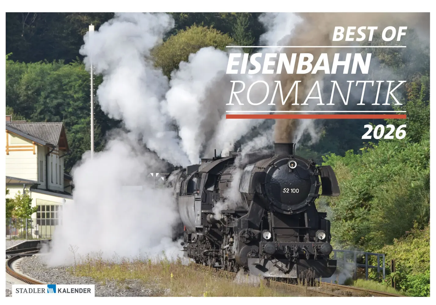 Cover: 9783861925217 | Eisenbahn-Romantik 2026 | Der gleichnamige Kalender zur SWR-Sendereihe