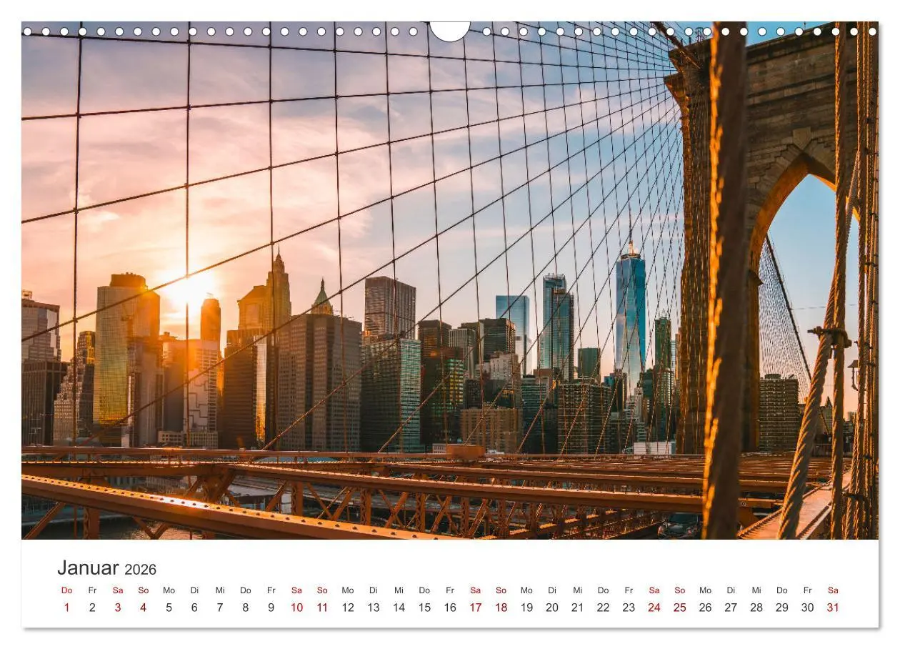 Bild: 9783457615317 | Über den Wolken in New York (Wandkalender 2026 DIN A3 quer),...