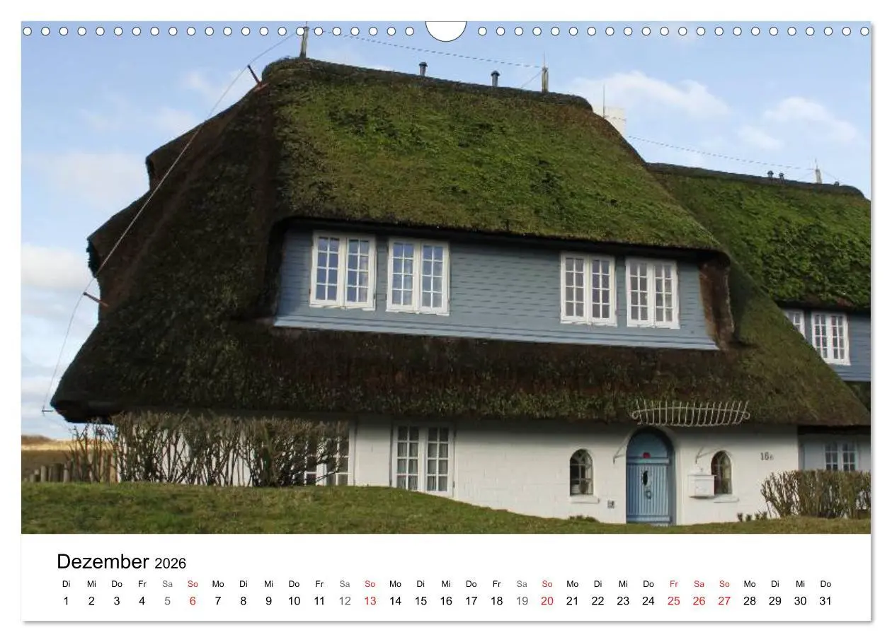 Bild: 9783516185317 | Friesenhäuser (Wandkalender 2026 DIN A3 quer), CALVENDO Monatskalender