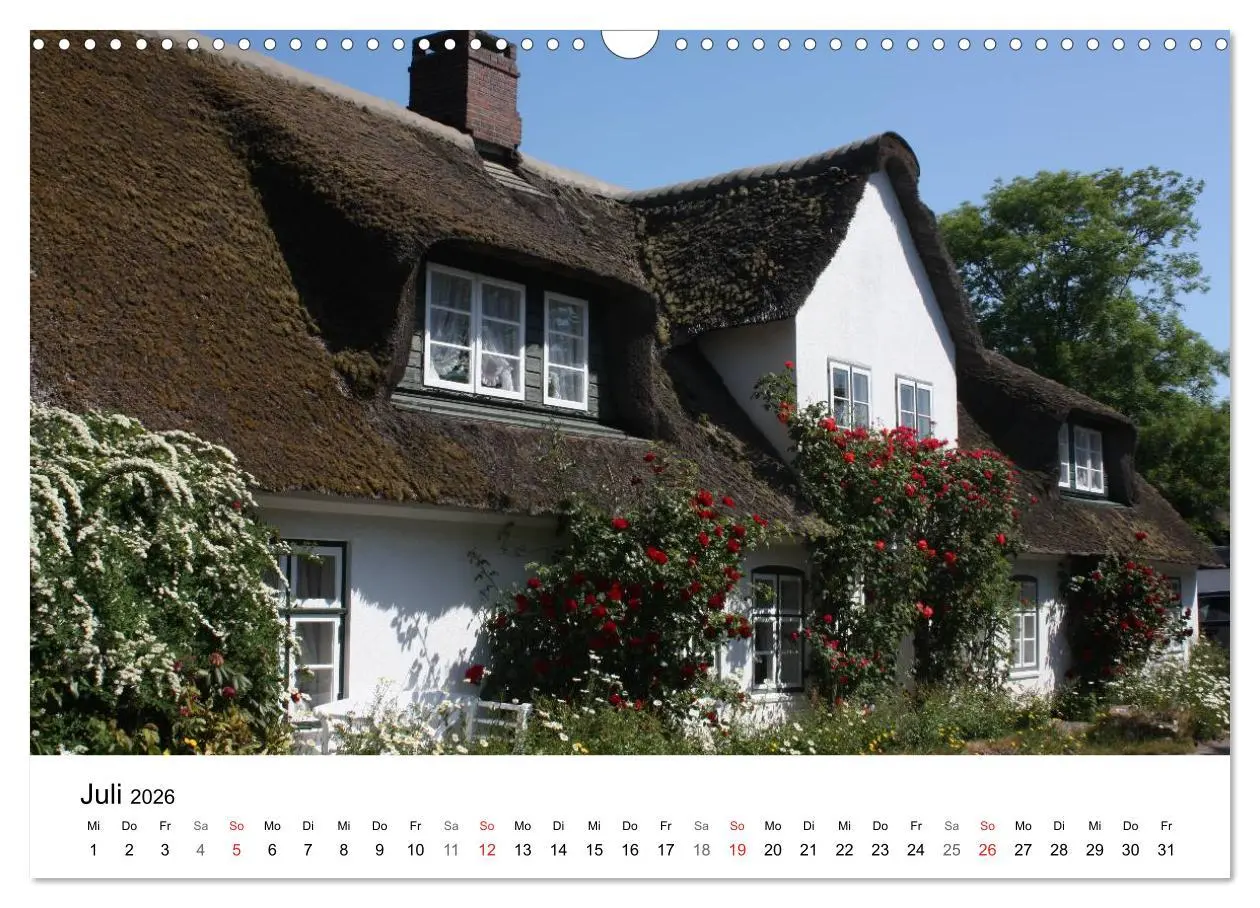 Bild: 9783516185317 | Friesenhäuser (Wandkalender 2026 DIN A3 quer), CALVENDO Monatskalender