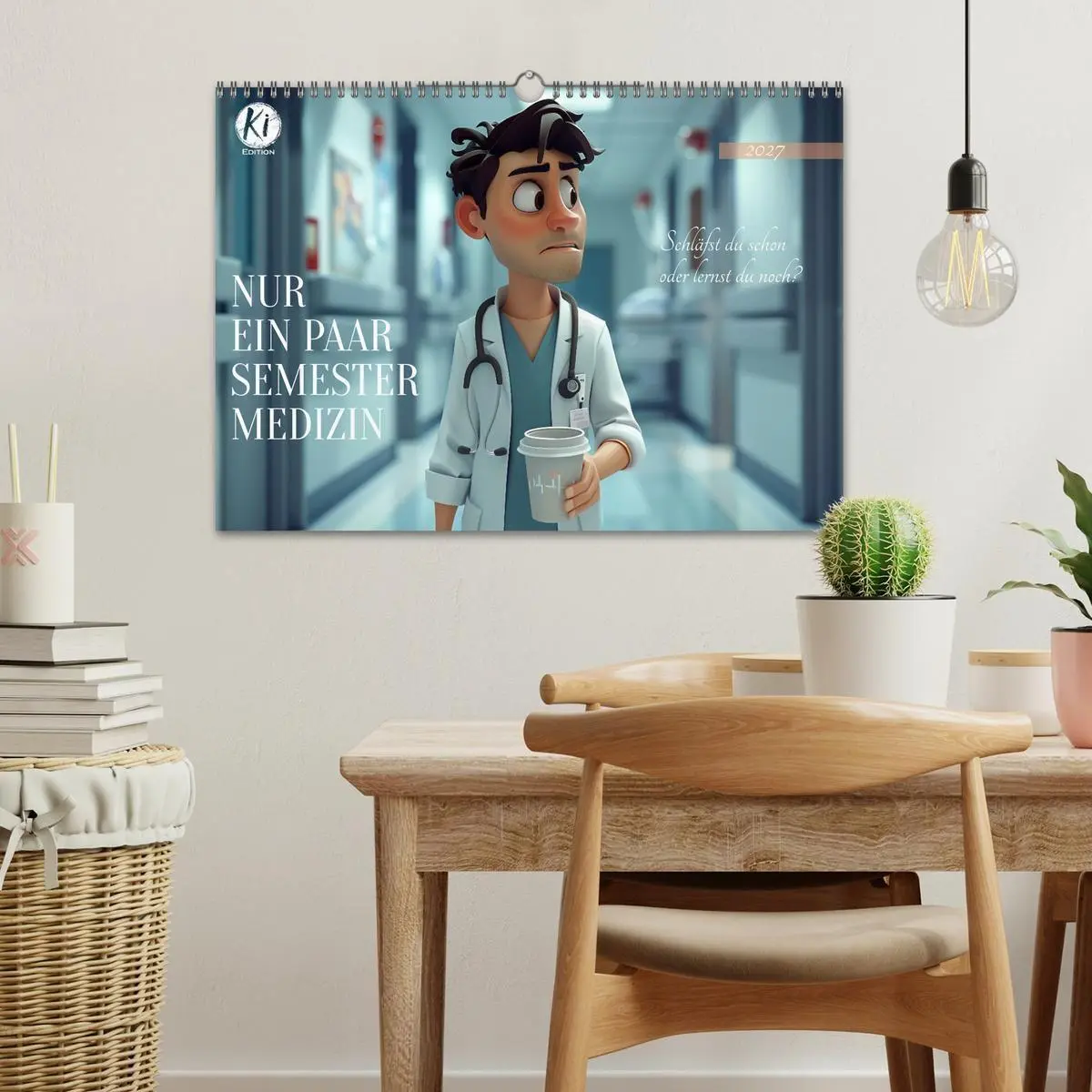 Bild: 9783569105317 | Nur ein paar Semester Medizin (Wandkalender 2027 DIN A3 quer),...