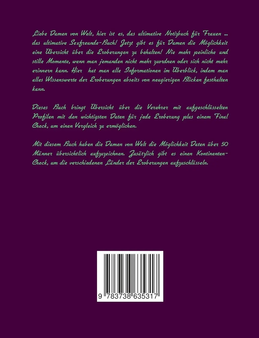 Rückseite: 9783738635317 | Das ultimative Sexfreunde-Buch - Women-Edition | Massimo Wolke | Buch