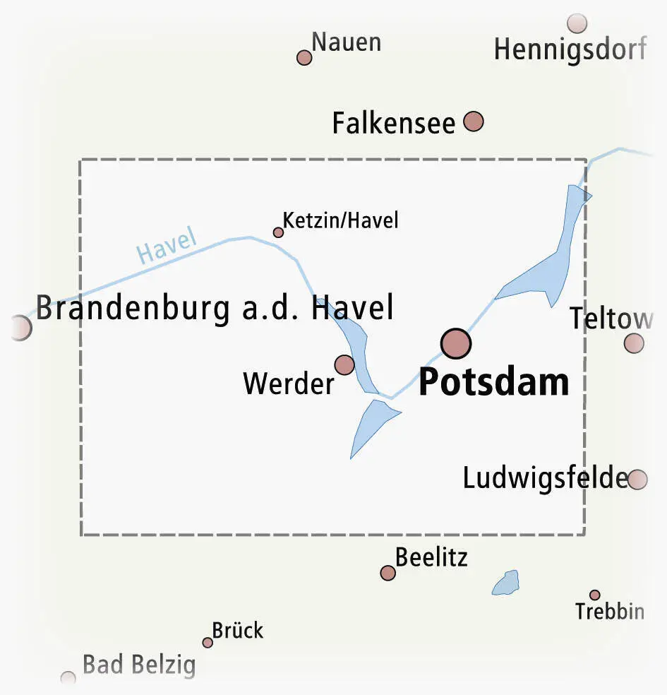 Bild: 9783747305317 | Publicpress Rad- und Wanderkarte Potsdam, Havelseen, Ketzin,...