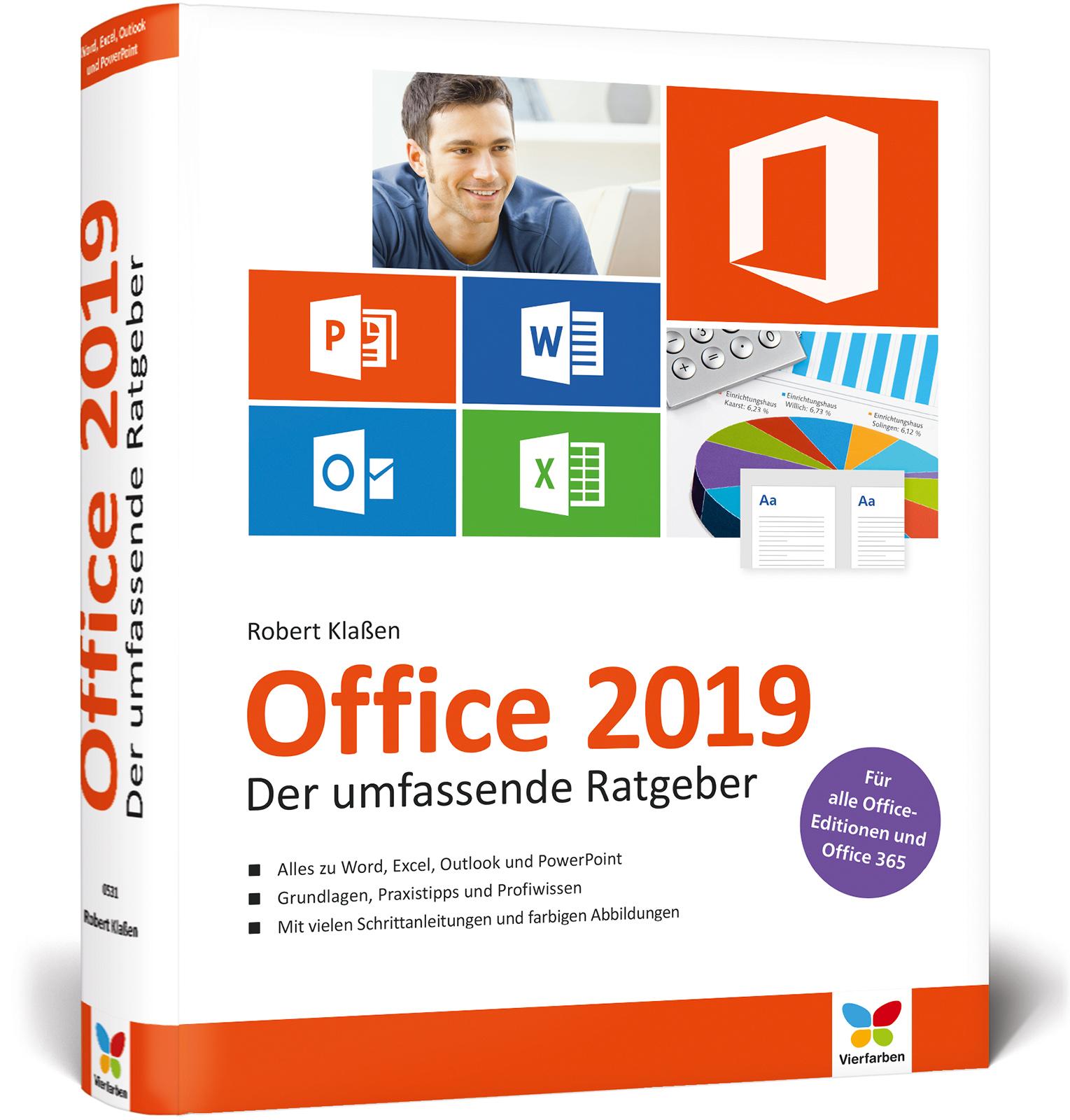 Cover: 9783842105317 | Office 2019 | Robert Klaßen | Buch | 1098 S. | Deutsch | 2019