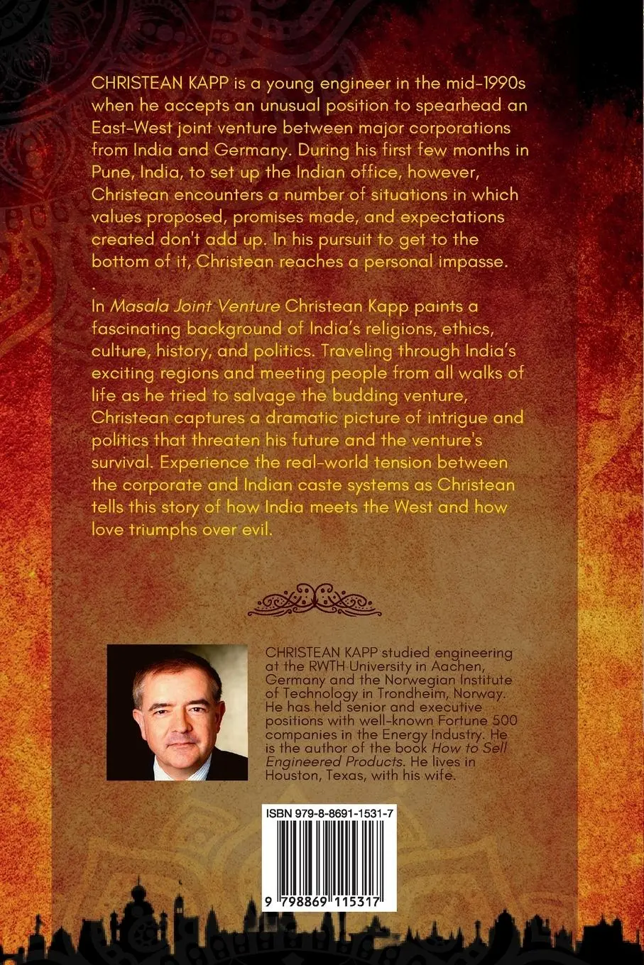 Rückseite: 9798869115317 | Masala Joint Venture | Christean Kapp | Taschenbuch | Englisch | 2024