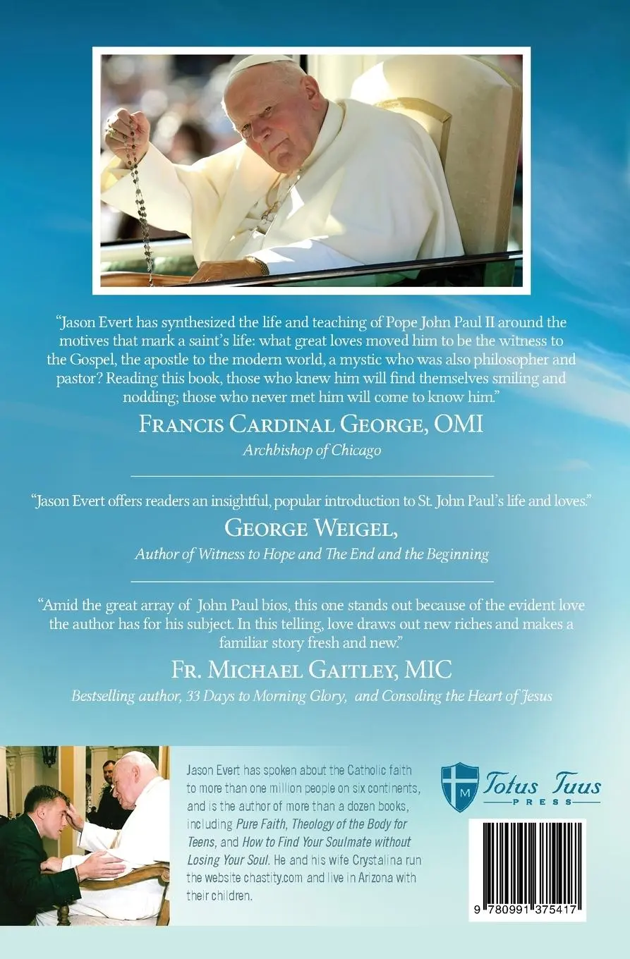 Rückseite: 9780991375417 | Saint John Paul the Great | Jason Evert | Taschenbuch | Englisch