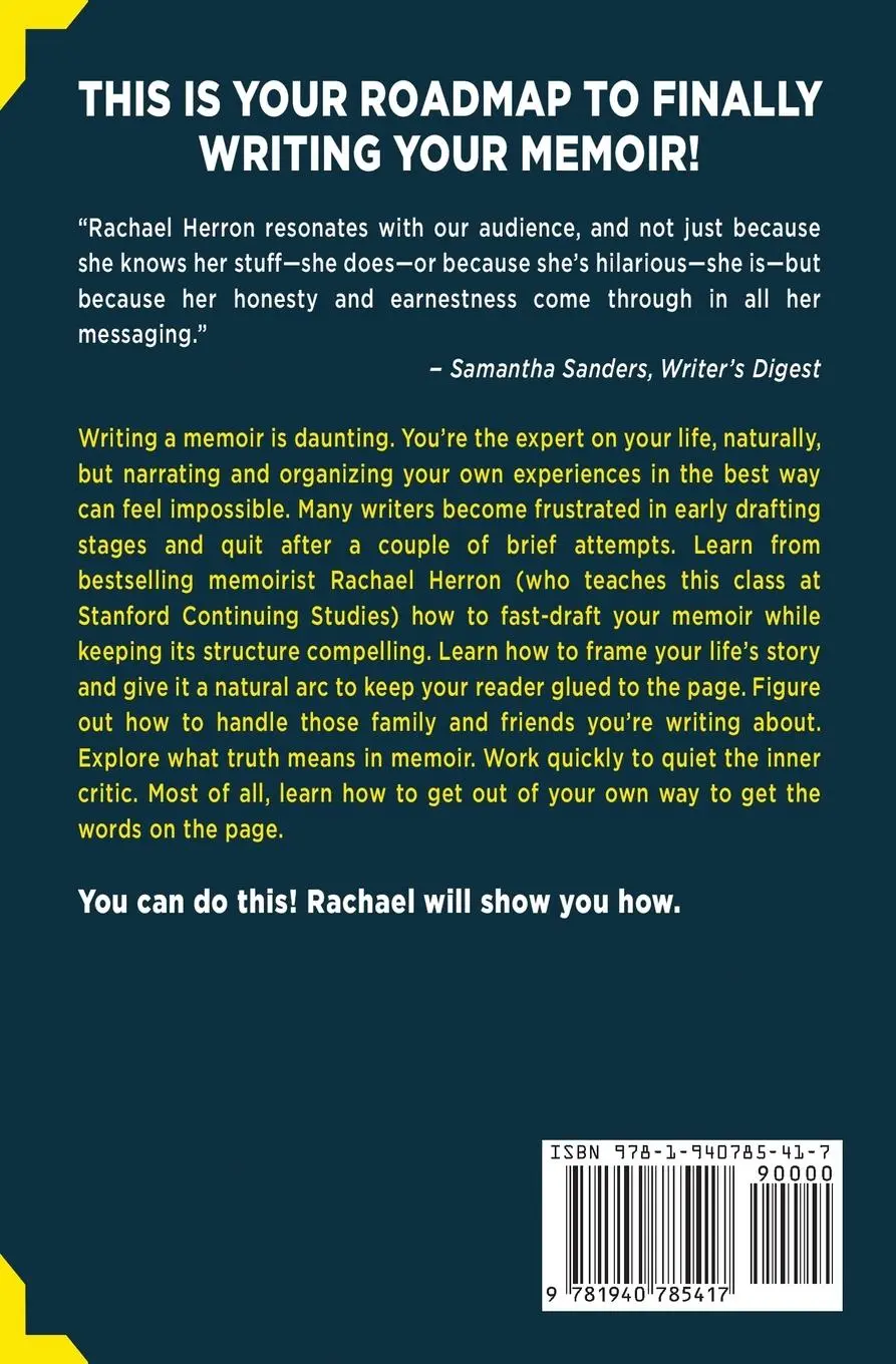 Rückseite: 9781940785417 | Fast-Draft Your Memoir | Write Your Life Story in 45 Hours | Herron