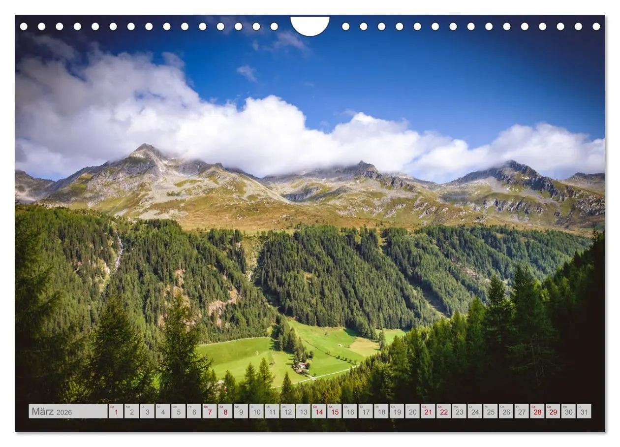 Bild: 9783457845417 | Das Ahrntal (Wandkalender 2026 DIN A4 quer), CALVENDO Monatskalender