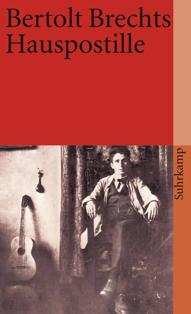 Cover: 9783518395417 | Bertolt Brechts Hauspostille | Bertolt Brecht | Taschenbuch | 160 S. Cover: 9783518395417 | Bertolt Brechts Hauspostille | Bertolt Brecht | Taschenbuch | 160 S.
