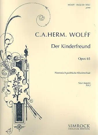 Cover: 9790221105417 | Kinderfreund 2 Op.65 | C. Wolff | Buch | EAN 9790221105417