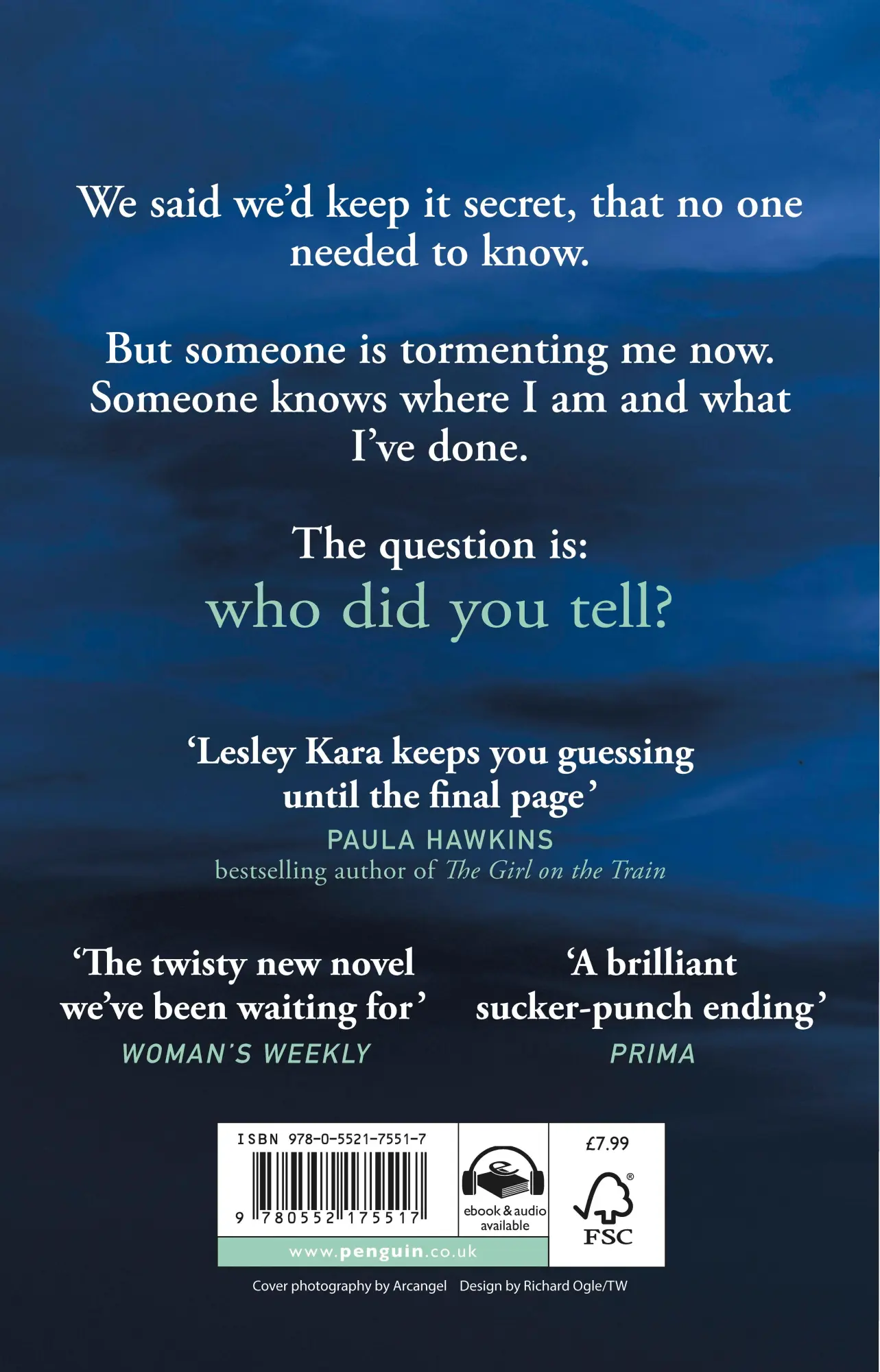 Rückseite: 9780552175517 | Who Did You Tell? | From the bestselling author of The Rumour | Kara