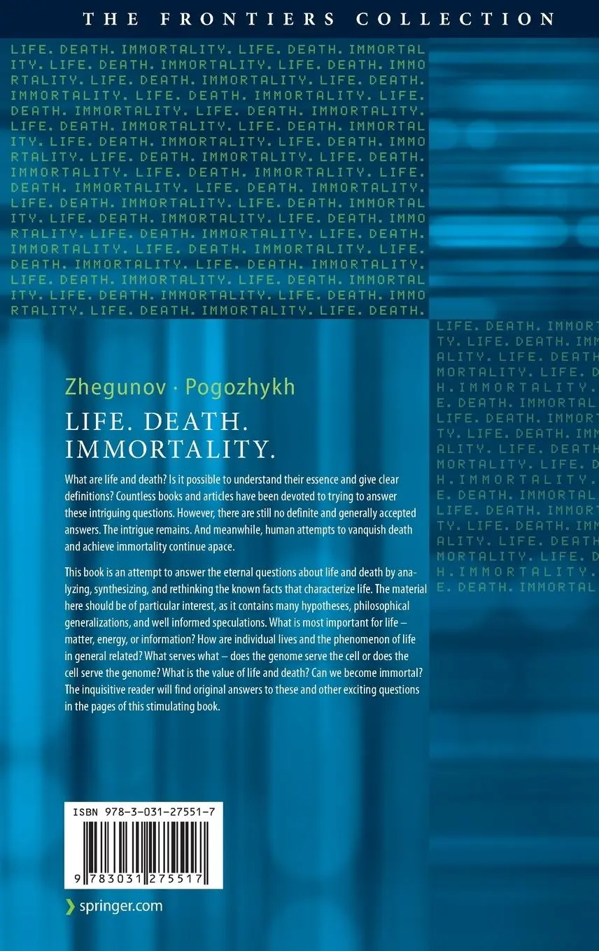 Rückseite: 9783031275517 | Life. Death. Immortality. | The Reign of the Genome | Buch | xvi