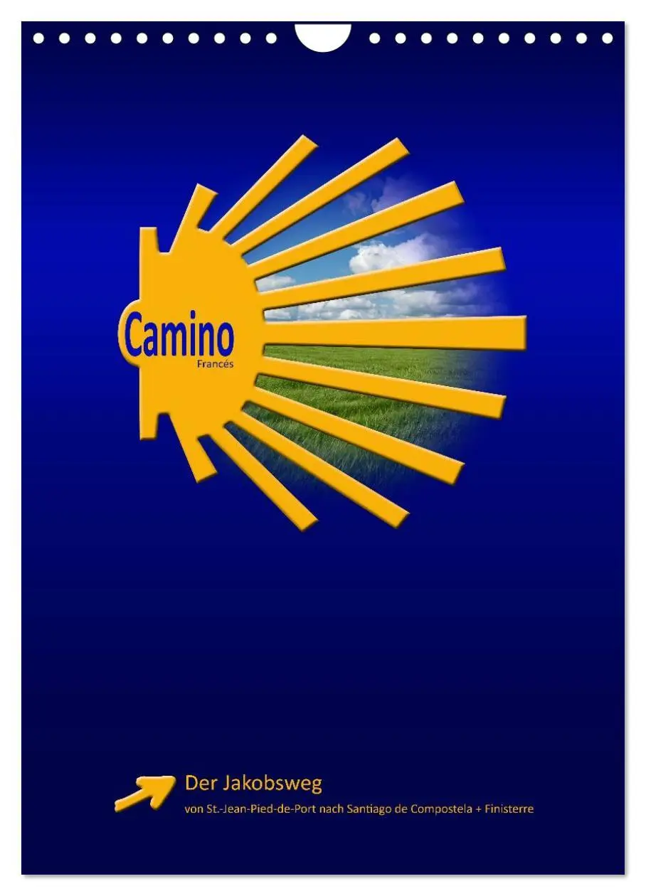 Cover: 9783457075517 | Jakobsweg - Camino Francés (Wandkalender 2025 DIN A4 hoch),...