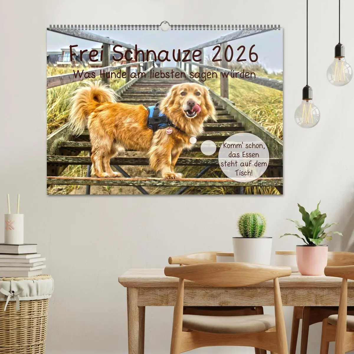 Bild: 9783457835517 | Frei Schnauze 2026. Was Hunde am liebsten sagen würden...