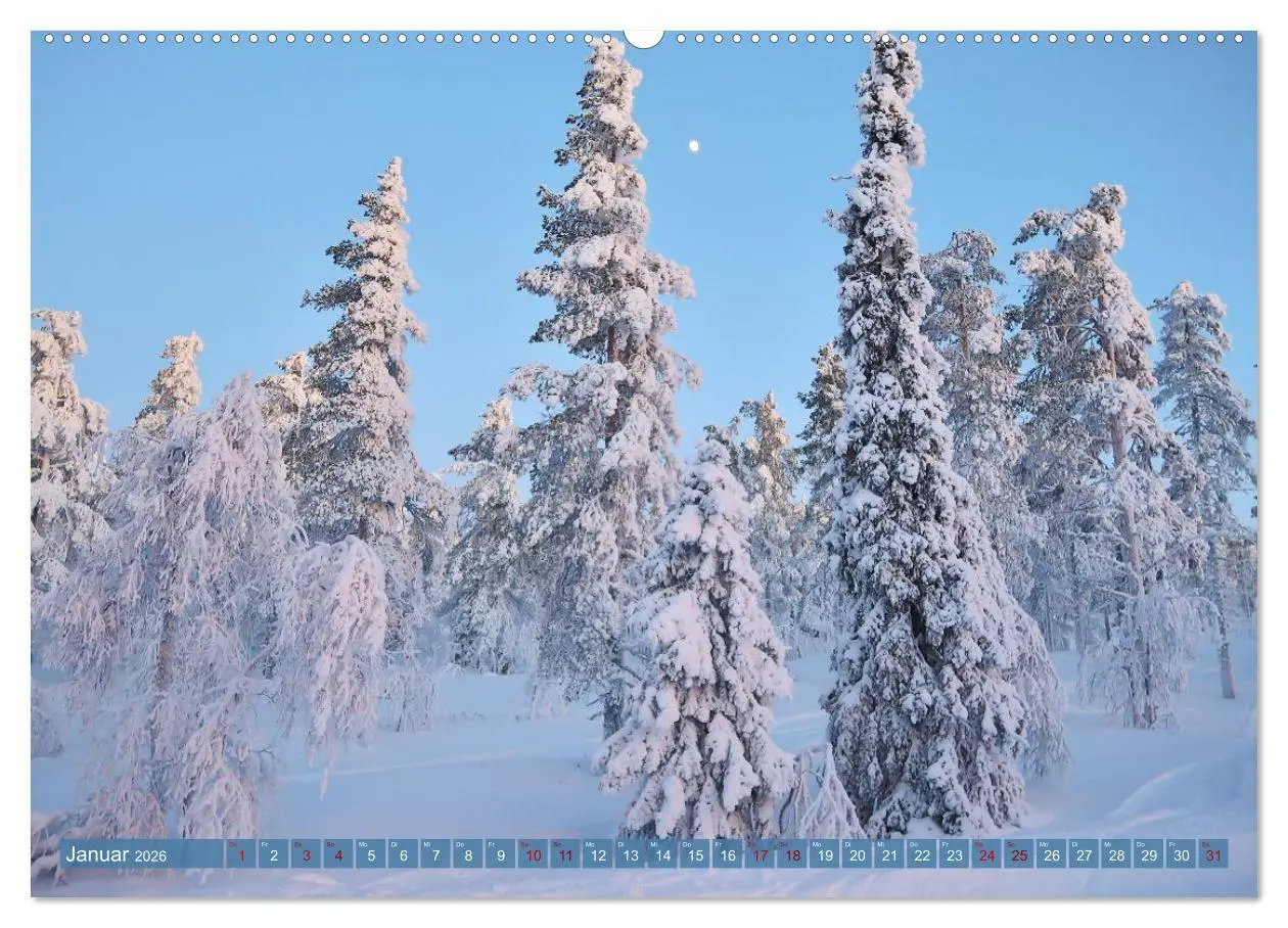 Bild: 9783516235517 | Finnisch Lappland (hochwertiger Premium Wandkalender 2026 DIN A2...