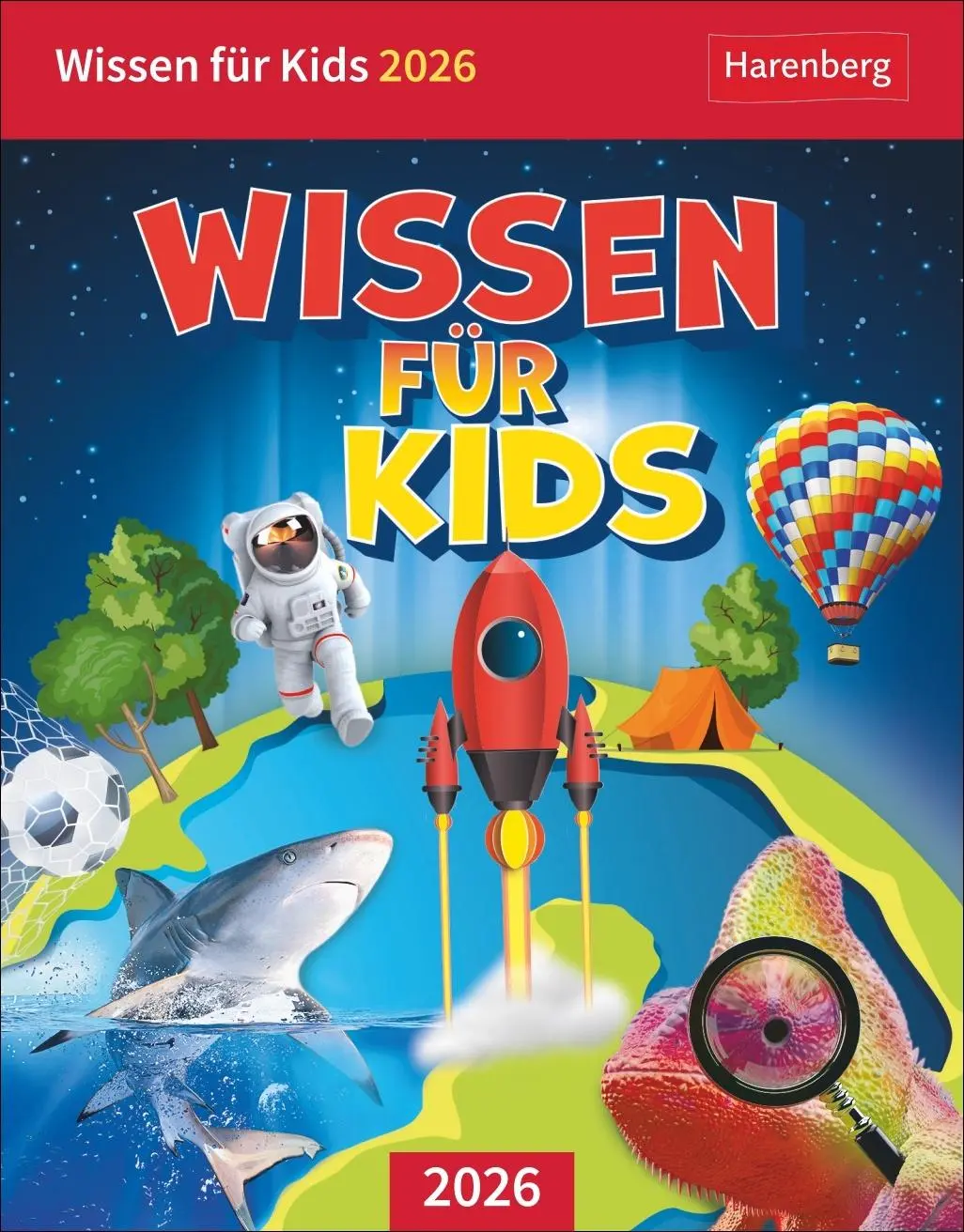 Cover: 9783840035517 | Wissen für Kids Tagesabreißkalender 2026 | Christine Schlitt (u. a.)