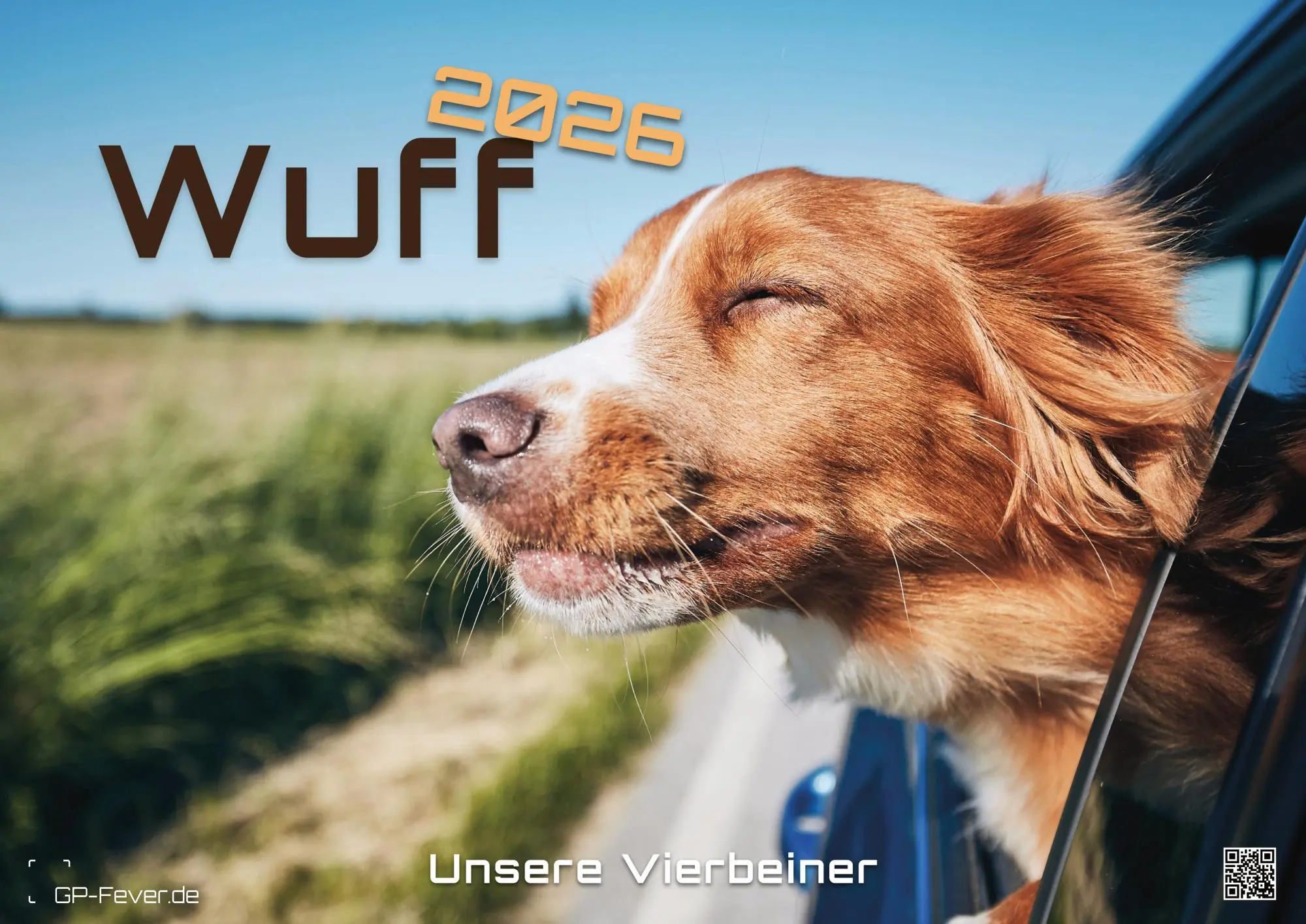 Cover: 9783986735517 | Wuff - Unsere Vierbeiner - Der Hundekalender - 2026 - Kalender DIN A3