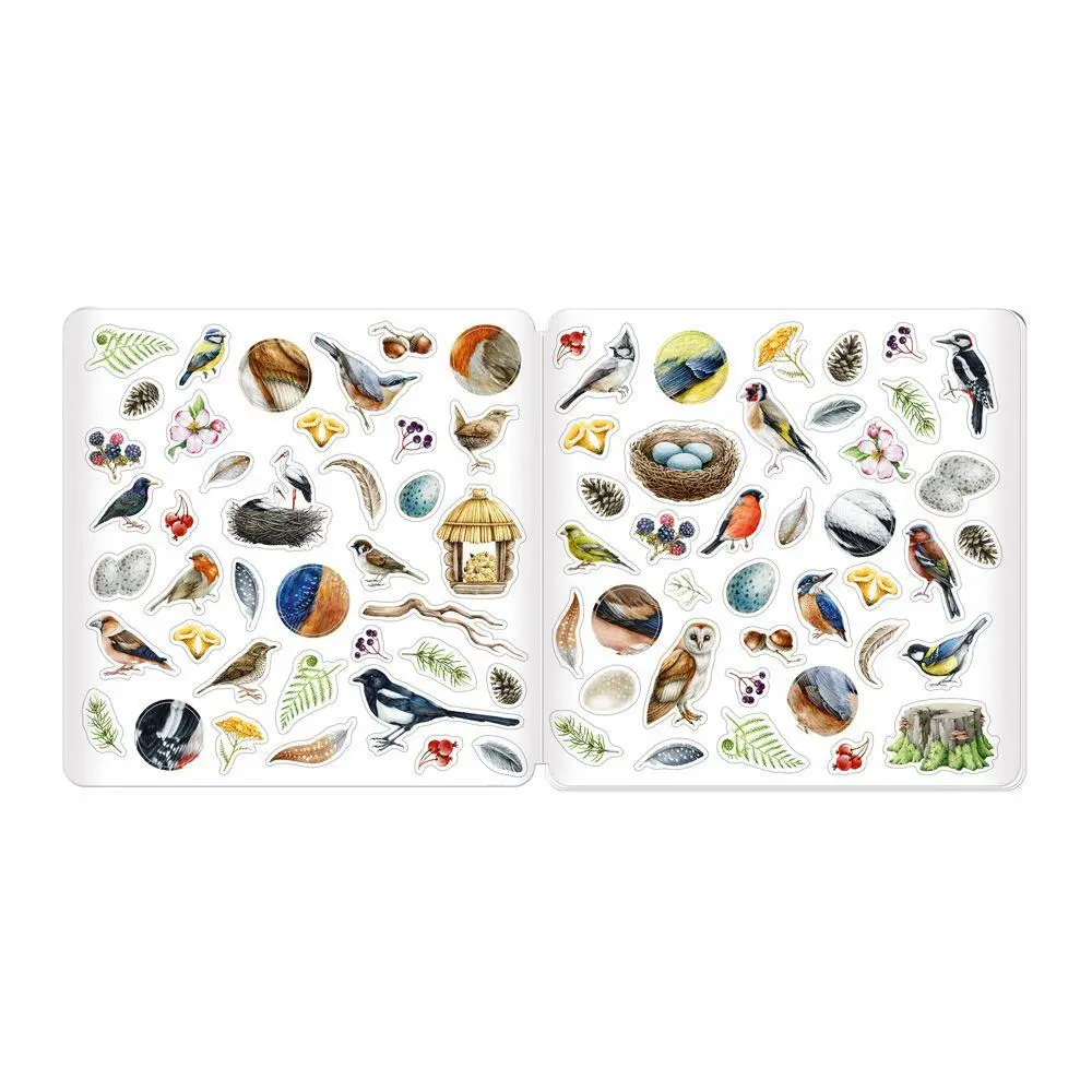 Bild: 9783988025517 | TRÖTSCH - Stickermalbuch Unsere Vogelwelt Malbuch mit Stickern Ab 5...