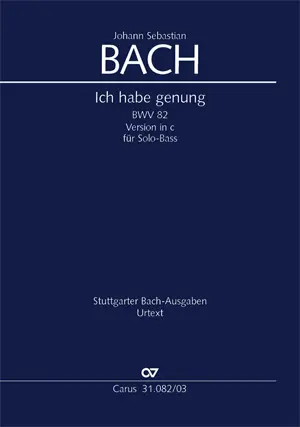 Cover: 9790007045517 | Ich habe genung (Klavierauszug) | Johann Sebastian Bach | Buch | 24 S.