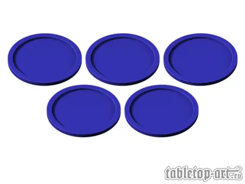 Cover: 704270725617 | Skill and Squad Marker - 40mm Dark Blue (5) | Tabletop-Art