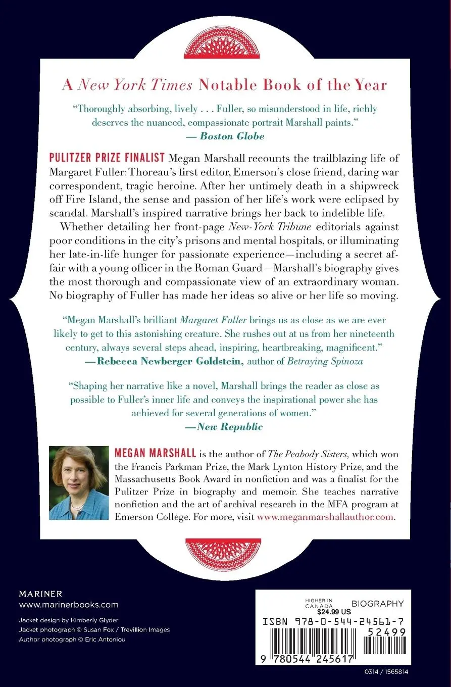 Rückseite: 9780544245617 | Margaret Fuller | A New American Life | Megan Marshall | Taschenbuch