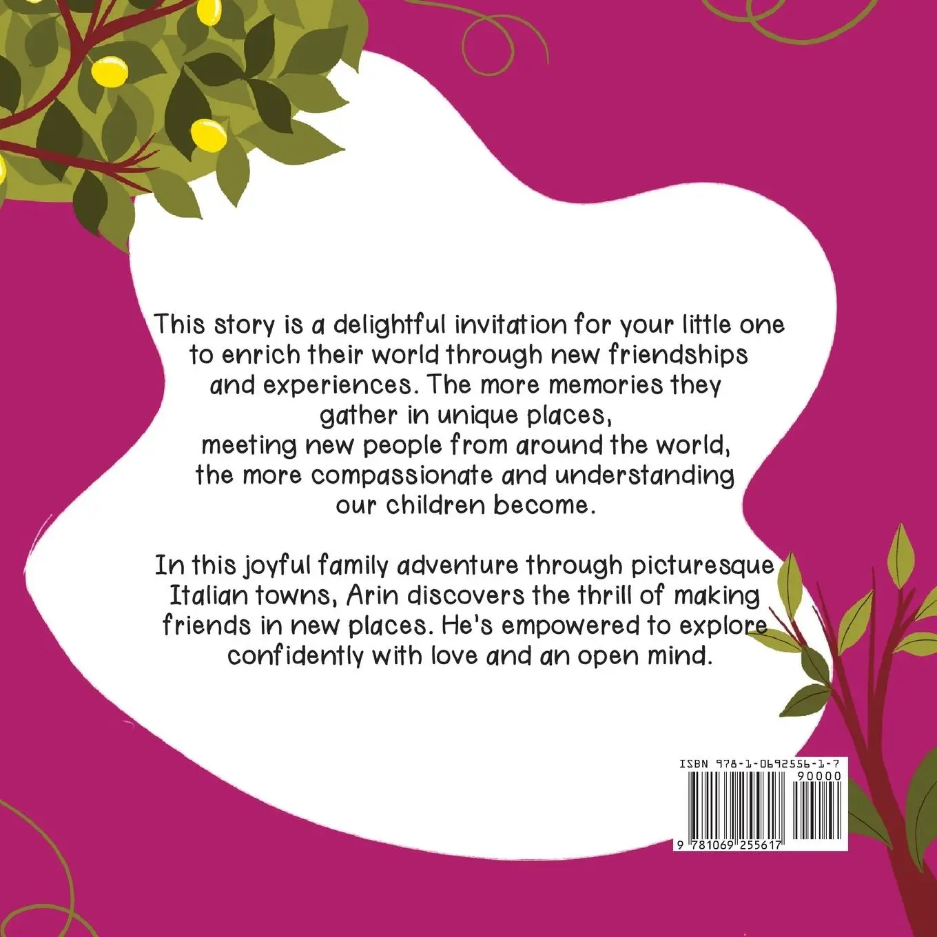 Rückseite: 9781069255617 | Arin's Adventures in Italy | Manogey Karunamoorthy | Taschenbuch