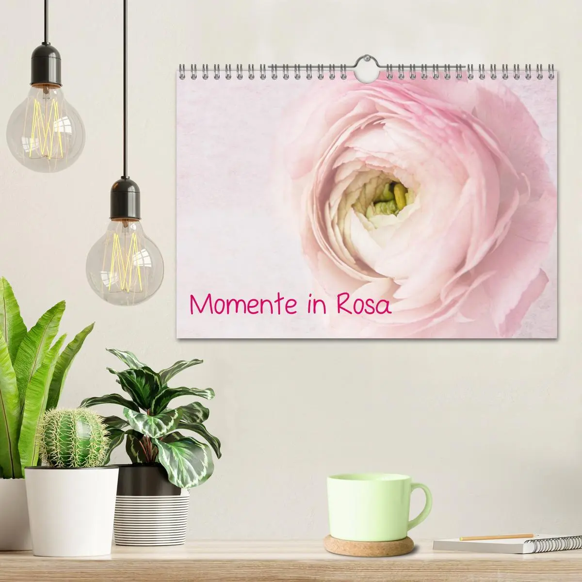 Bild: 9783516225617 | Momente in Rosa (Wandkalender 2026 DIN A4 quer), CALVENDO...