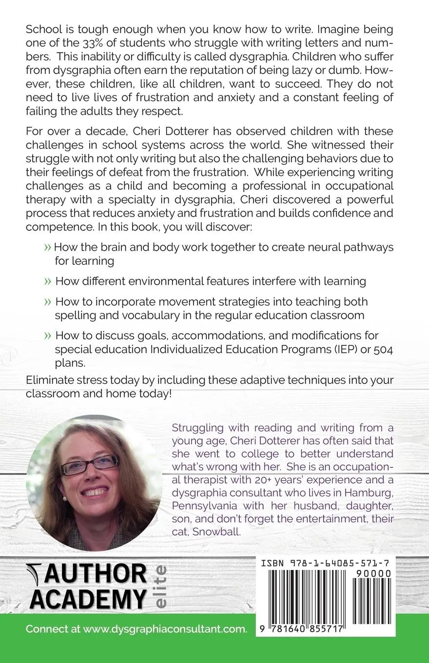 Rückseite: 9781640855717 | Handwriting Brain Body DisConnect | Cheri L Dotterer | Taschenbuch