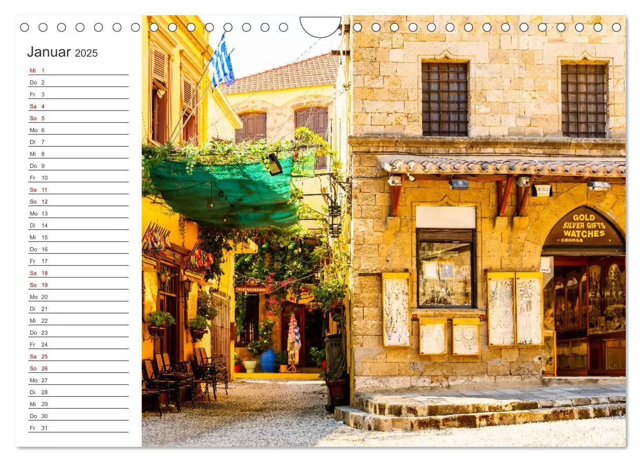 Bild: 9783435035717 | Rhodos - eine Insel zum Verlieben (Wandkalender 2025 DIN A4 quer),...