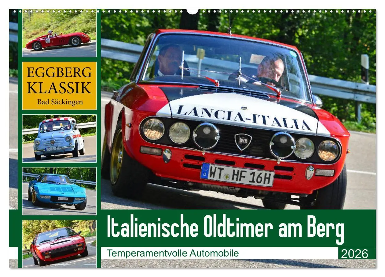 Cover: 9783457815717 | Italienische Oldtimer am Berg (Wandkalender 2026 DIN A2 quer),...