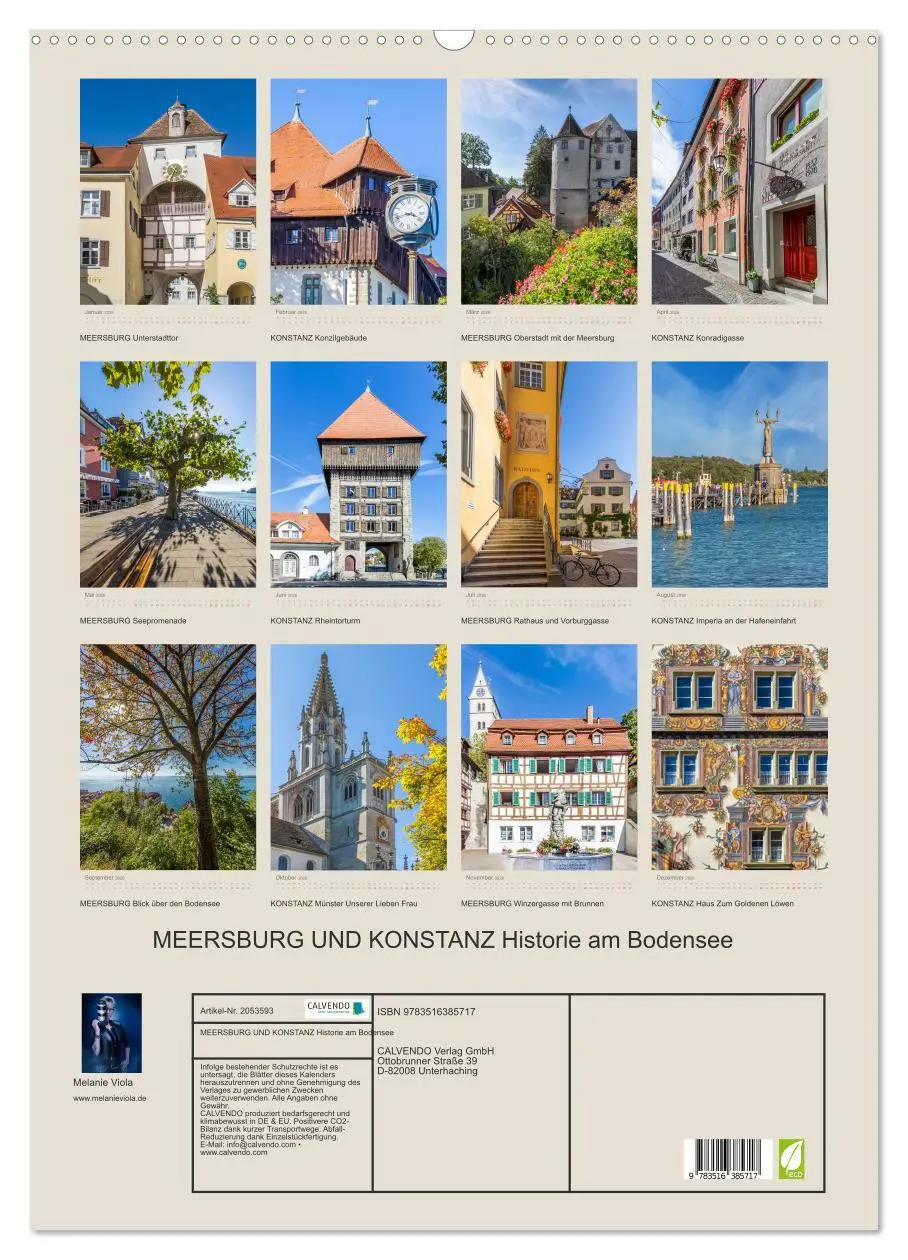 Bild: 9783516385717 | MEERSBURG UND KONSTANZ Historie am Bodensee (Wandkalender 2026 DIN...