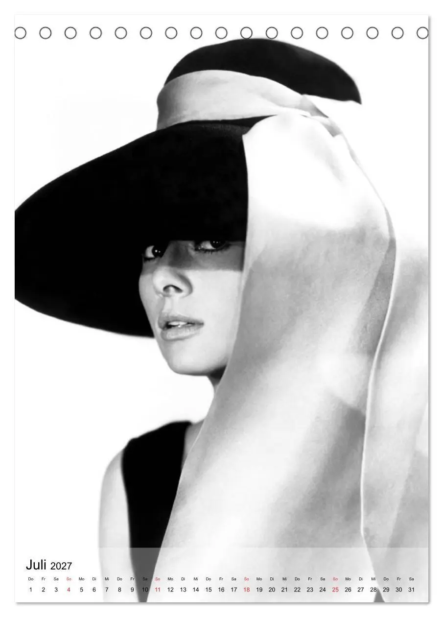Bild: 9783594055717 | Hollywood-Diva - Audrey Hepburn (Tischkalender 2027 DIN A5 hoch),...