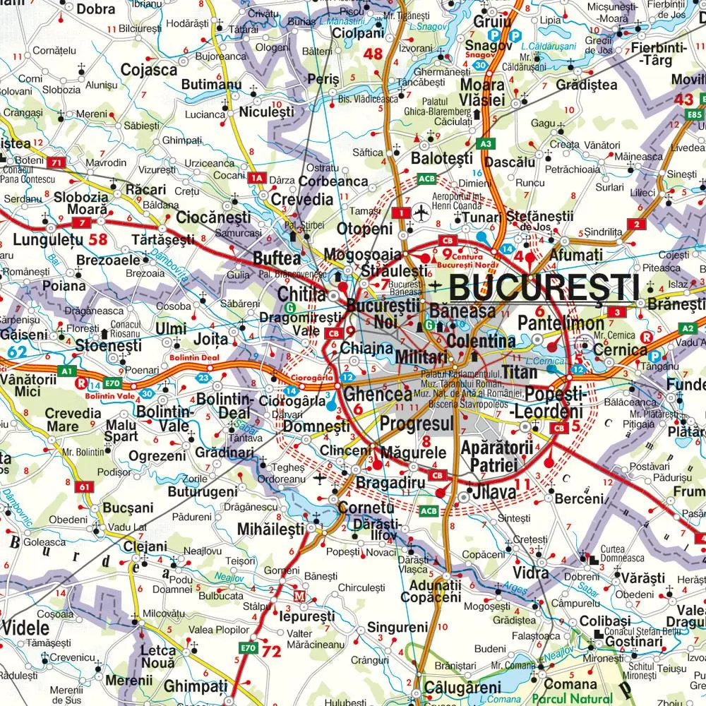 Bild: 9783707905717 | Rumänien - Moldawien, Straßenkarte 1:500.000, freytag &amp; berndt | 2021