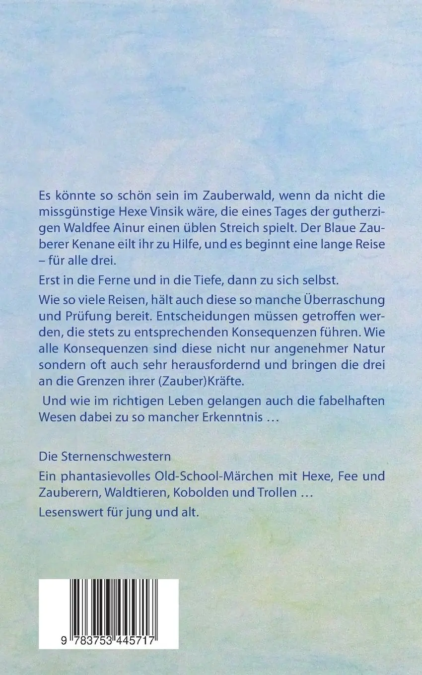 Rückseite: 9783753445717 | Die Sternenschwestern | Metaré Hauptvogel | Taschenbuch | 80 S. | 2021